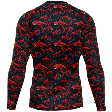 Chokefish™ Long Sleeve Rashguard Marine Men's Shirt-001